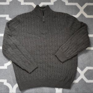 CROFT AND BARROW Men’s Quarter-Zip Sweater